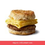 calories in mcdonalds sausage biscuit with egg