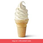 McDonald's Vanilla Reduced Fat Ice Cream Cone