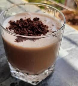 Chocolate Oats Smoothie For Weight Loss