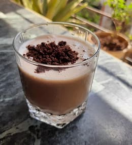 Chocolate Oats smoothie for weight loss