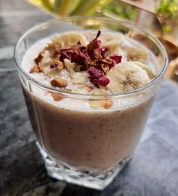 How to make Banana Oats Smoothie for weight loss