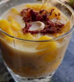 Mango Overnight Oats With Almond Milk (Vegan Recipe)