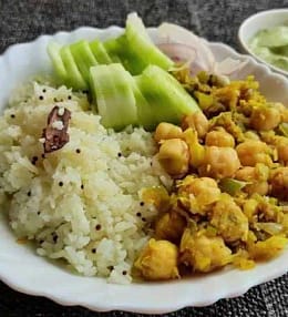 Tasty Chickpeas Bowl With Rice For Weight Loss