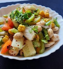 Tasty & healthy vegan chickpea salad recipe