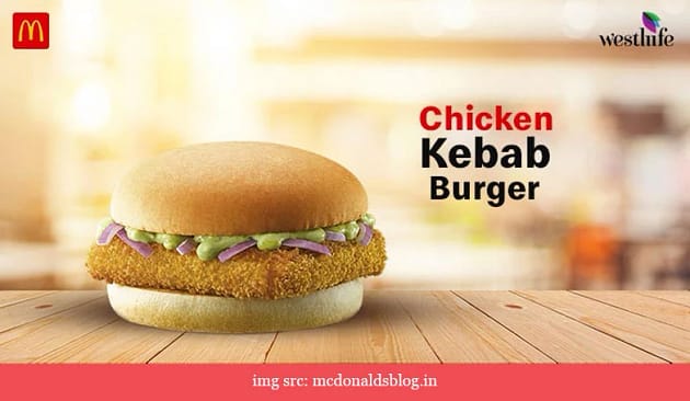 McDonald's Chicken Kebab Burger
