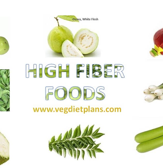 top 50 high fiber foods list