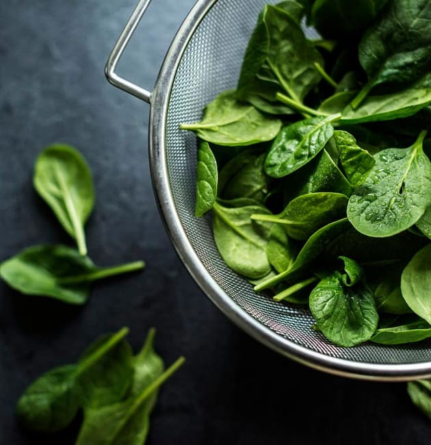 protein in spinach