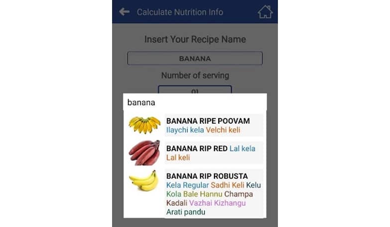 banana calories weight