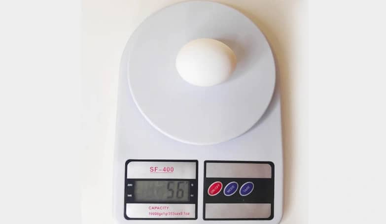 Weight Of egg