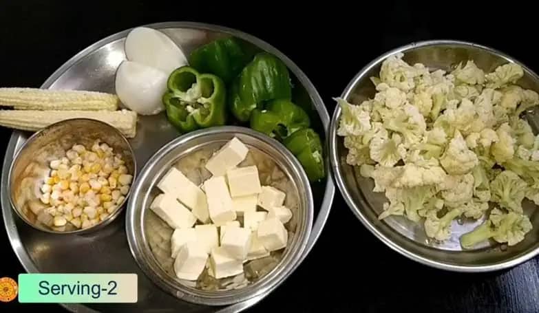 Stir fry paneer for weight loss - Step - 01