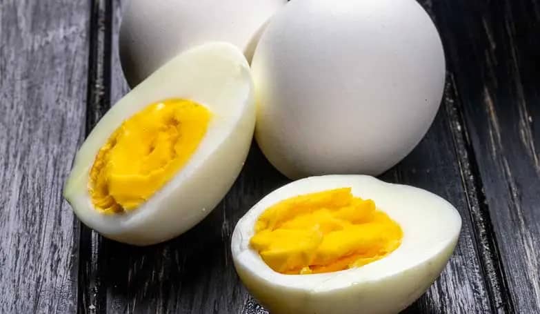Egg, poultry, whole, boiled ( Egg and egg products)