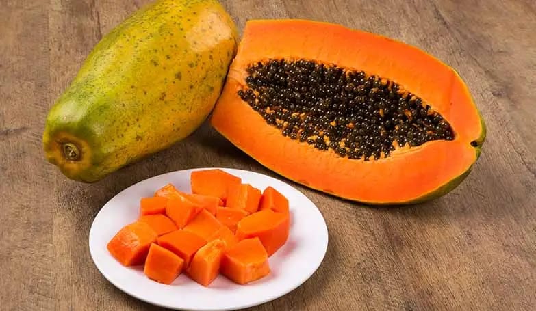 Papaya, ripe (Fruits)