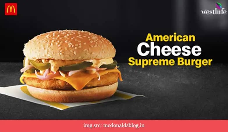 Calories In McDonald's American Veg Burger & Meal