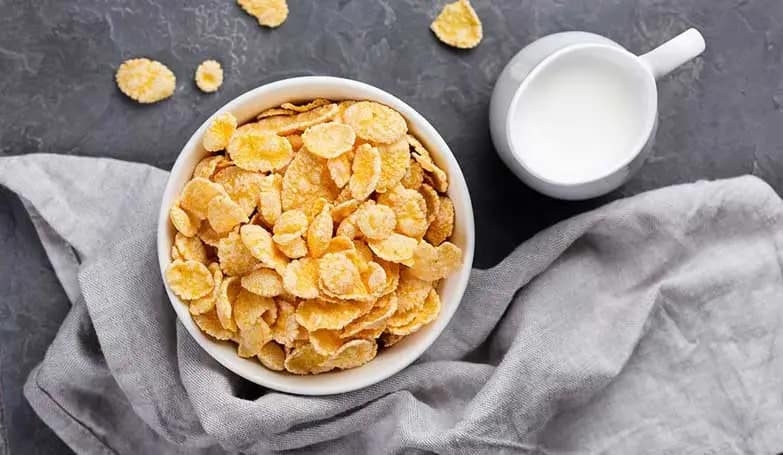 Calories In Corn Flakes With Milk Without Sugar