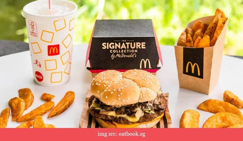 Calories in McDonald's Angus Mushroom & Swiss and its Combo Meal