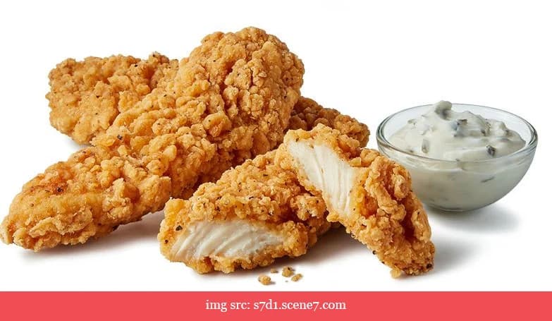 mcdonalds 3pc chicken selects premium breast strips