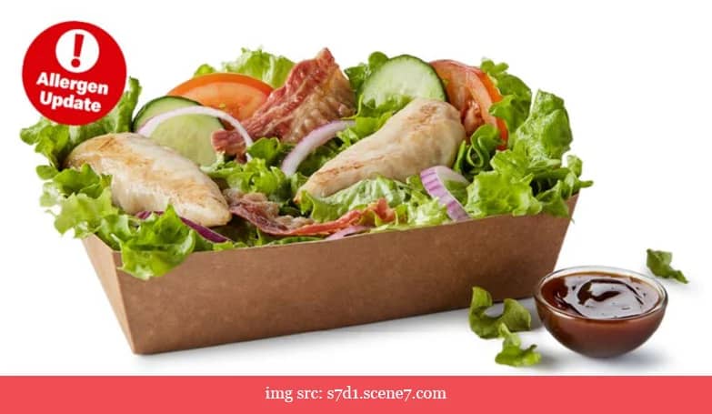 Calories In McDonald's Premium Bacon Ranch Salad With Grilled Chicken