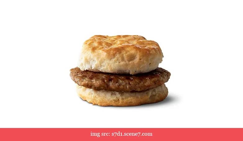 calories in mcdonalds sausage biscuit